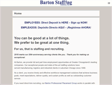 Tablet Screenshot of bartonstaffing.com